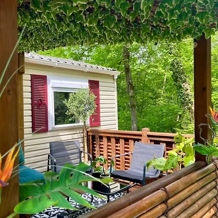 Tiki House M-home-climatise - Belle Parcelle ! Campsite Saint-Cheron